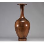 DE COENE Freres wooden vase from Belgium, 1960