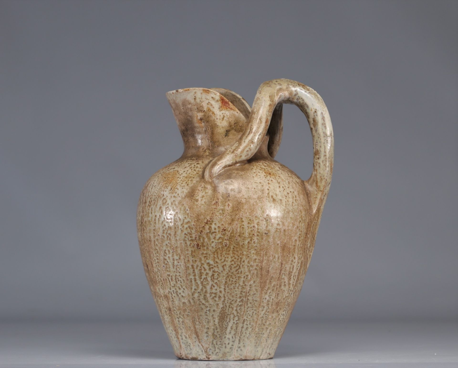 Edgard AUBRY (1880-1943) Bouffioulx stoneware vase from Belgium, 1900