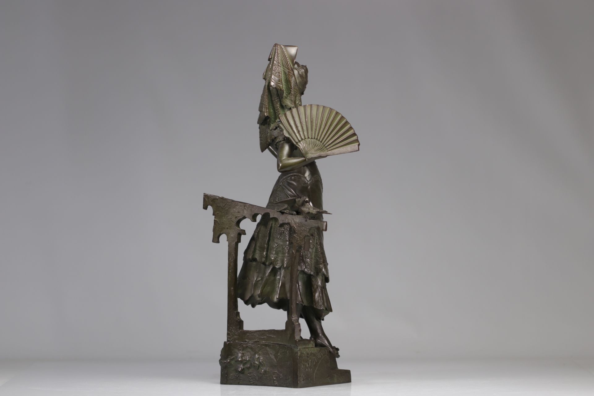 Auguste DE WEVER (1836-1910) Bronze "Carmen" - Bild 5 aus 6
