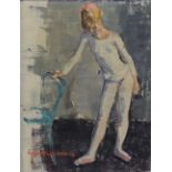 Marguerite ANTOINE (1907-1988) Oil "young dancer"