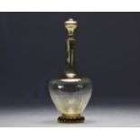 Emile GALLE (1846-1904) Crystal decanter