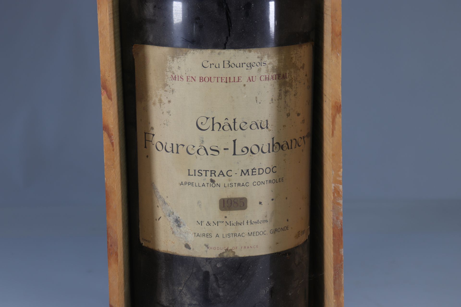 Bottle "Balthazar" Medoc fourcas-loubaney from 1985 - Bild 2 aus 2