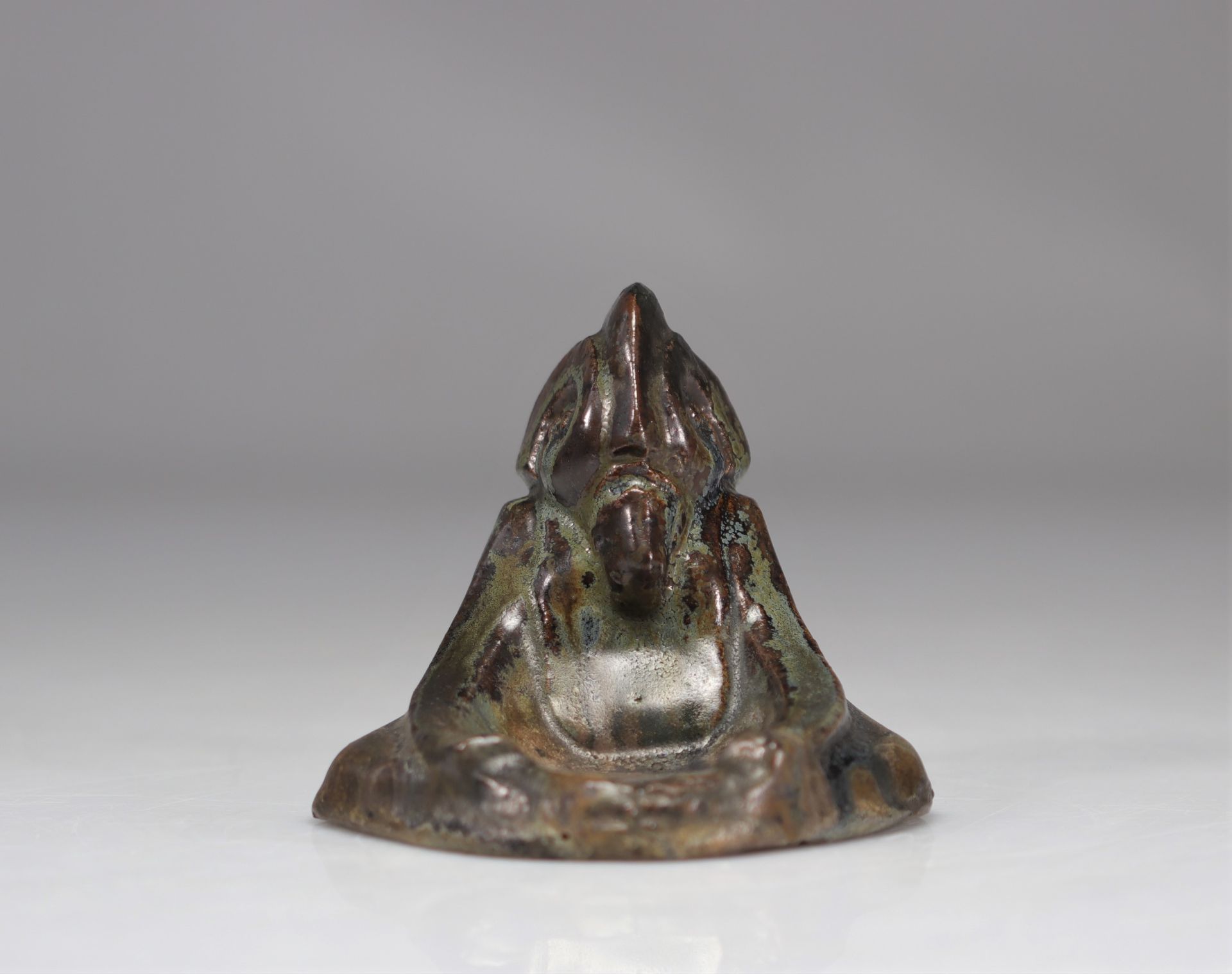 Edgard AUBRY (1880-1943) Glazed stoneware pocket scoop - Image 3 of 4