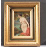 Edouard Francois ZIER (1856-1924) Oil on panel "young nude woman"
