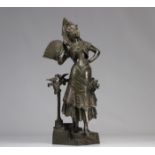 Auguste DE WEVER (1836-1910) Bronze "Carmen"