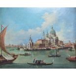 Francesco TIRONI (1745-1797) Att. oil "View of Venice"