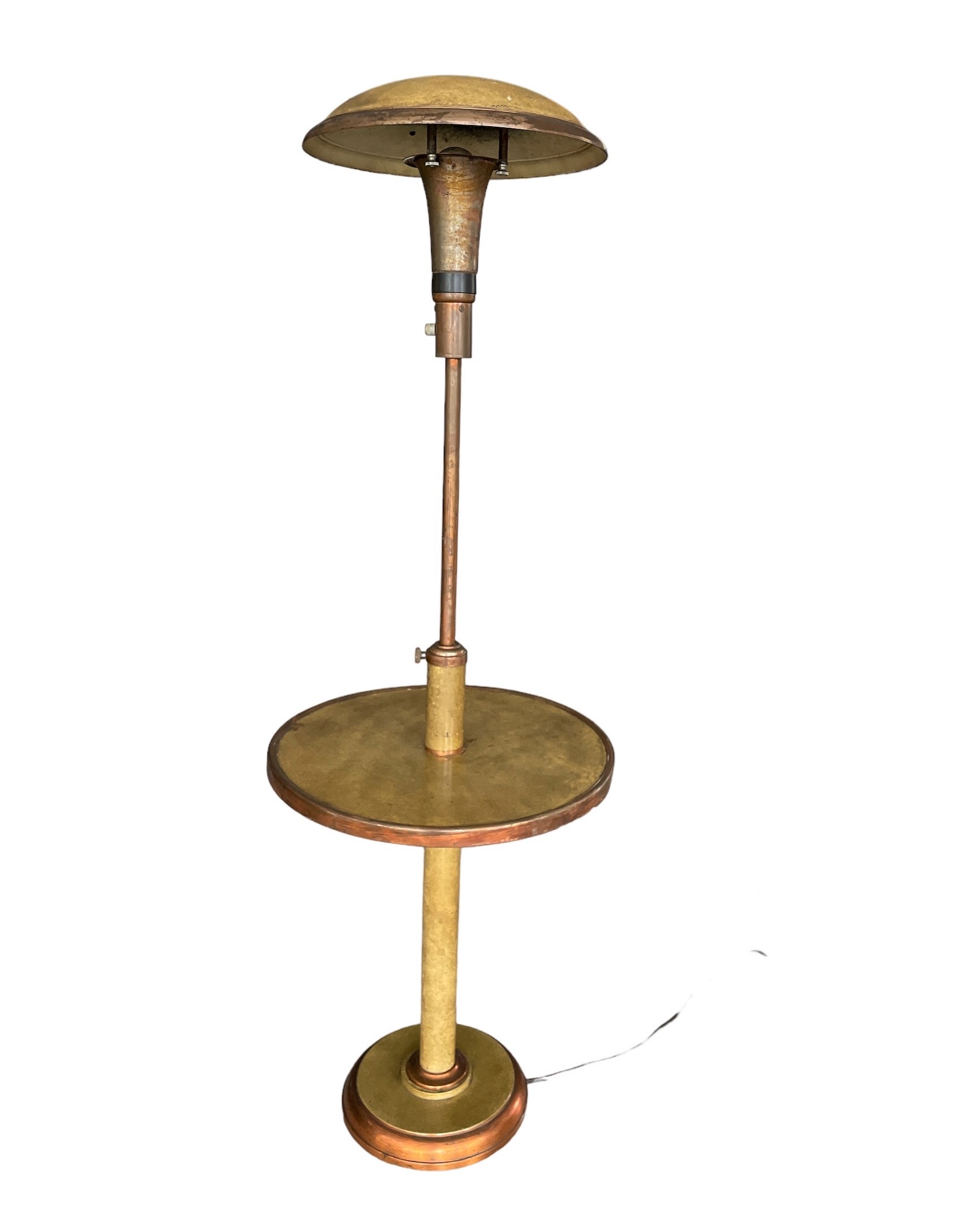 Georges HALAIS (1893) Modernist Art Deco floor lamp