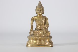 Bouddha en bronze, dynastie Qing