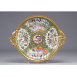 Napoleon III bronze-mounted porcelain bowl