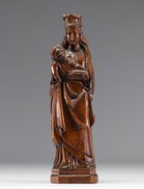 Virgin and Child in carved wood