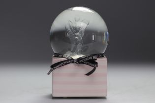 Victoria's Secret. "Angel." 2001. Musical snow globe with a crystal angel inside. Music: Hark! The