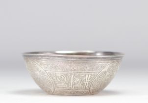 Small silver bowl with Islamic inscriptions