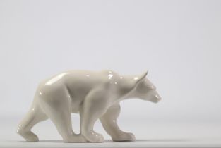 VILLEROY & BOCH Septfontaines earthenware sculpture in the shape of a white polar bear