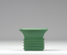 VILLEROY & BOCH Septfontaines, green earthenware vase