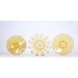 Val Saint Lambert Luxval set of 3 trays