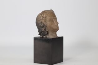 Fragment of a 17th-century stone "head" sculpture