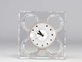 Daum Nancy crystal clock