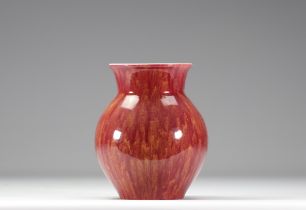 VILLEROY & BOCH Septfontaines, flamed red earthenware vase