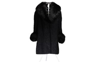 Astrakhan fur coat