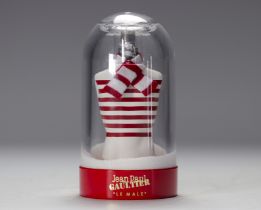 Jean Paul Gaultier. 2019. Le Male" eau de toilette in a snow globe. This limited edition is decorate