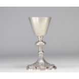 Chalice in silver hallmarked Minerve 1st title by Demarquet Freres in Paris