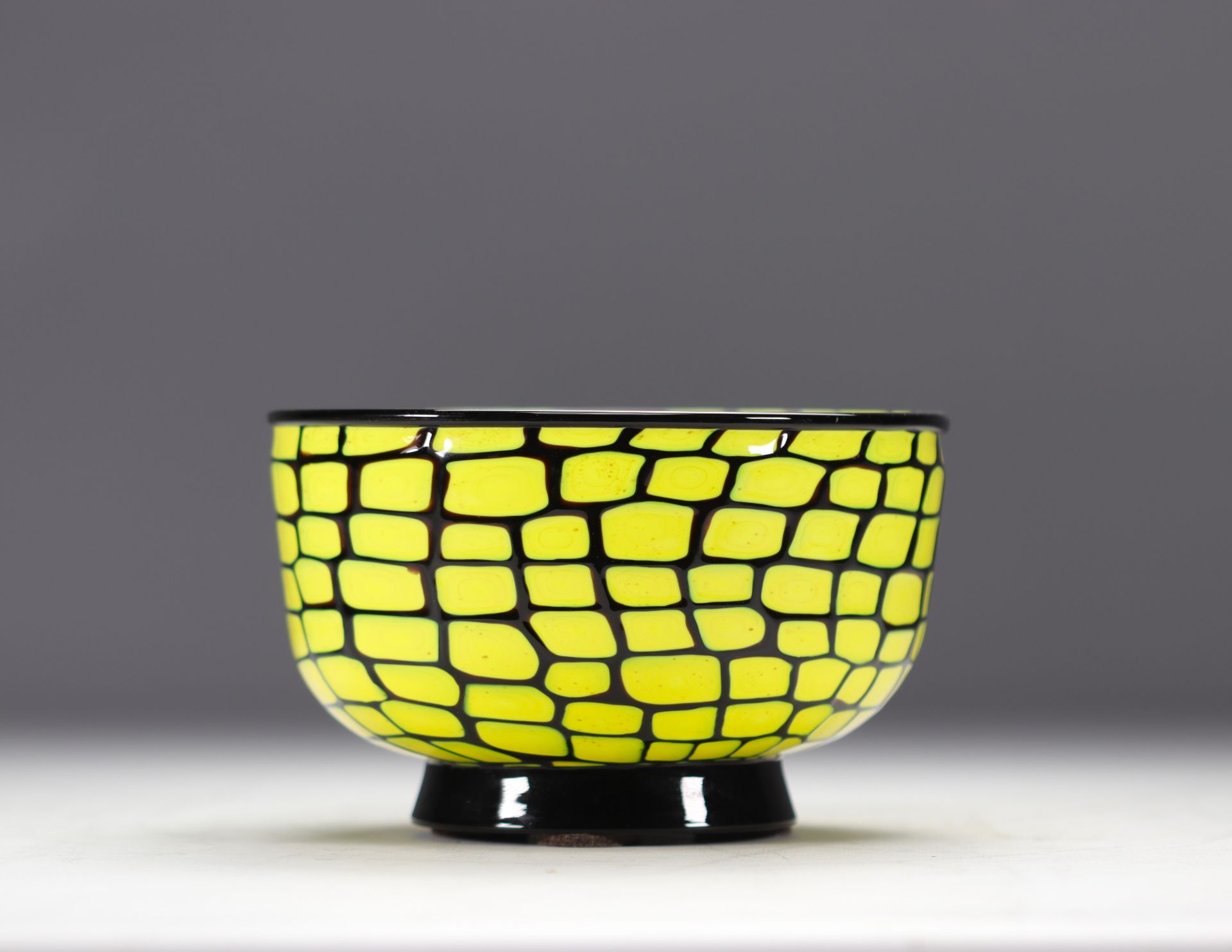 Ercole BAROVIER (1889-1974) Murano glass bowl in yellow