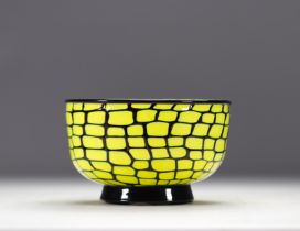 Ercole BAROVIER (1889-1974) Murano glass bowl in yellow