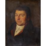 Portrait of an ancestor, oil on canvas, circa 1800