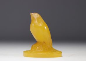 Amalric WALTER (1870-1959) sculpture "yellow bird"
