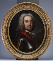 Oil on canvas "Portrait of Kaiser Franz Stephan von Lothringen" from 18th century