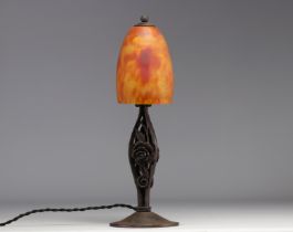 Art Nouveau lamp signed Daum Nancy.