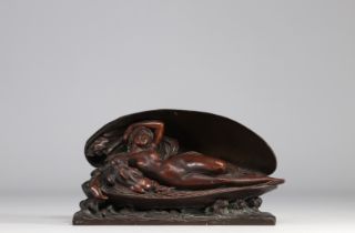 James PRADIER (1790-1852) Bronze "The Birth of Venus".