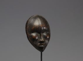 Ivory Coast, Dan Hardwood face mask, black patina