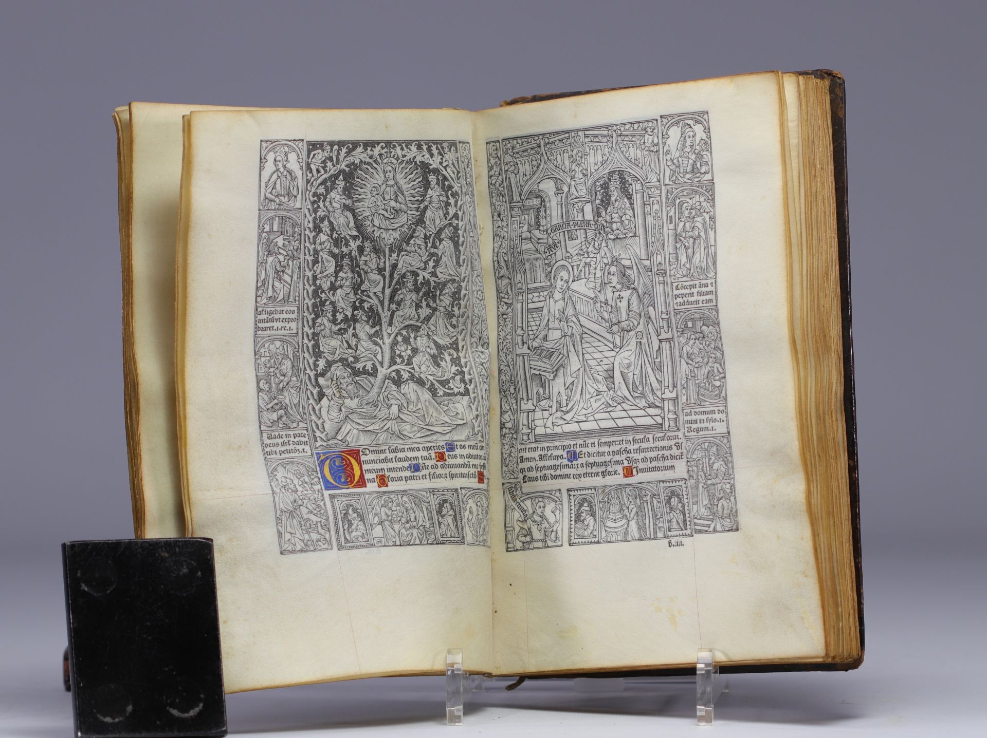 A "Book of Hours" for use in Rome from 1498 - Image 4 of 7