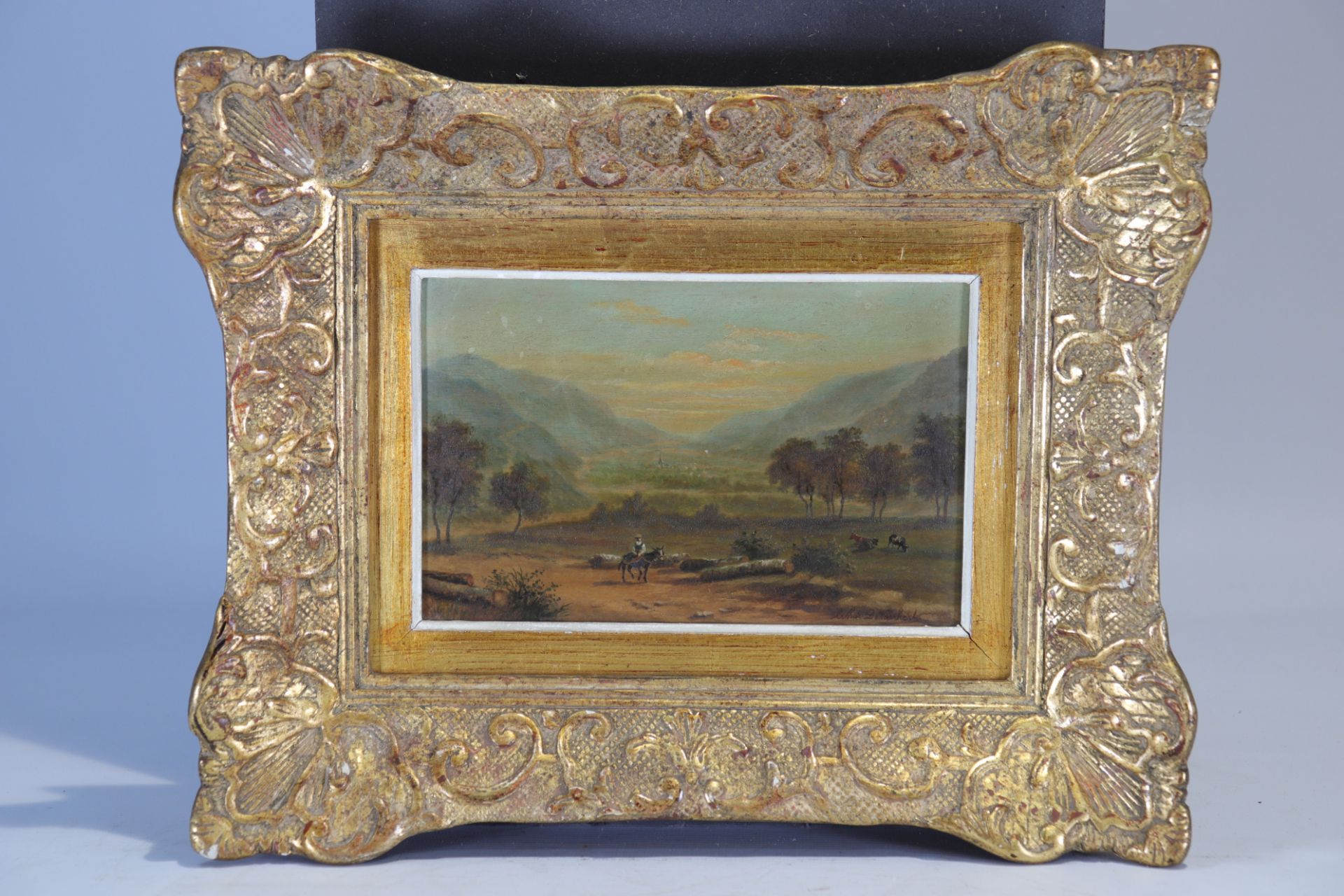 Arthur DE WAERHERT (1881-1944) Oil on panel "Animated landscape".