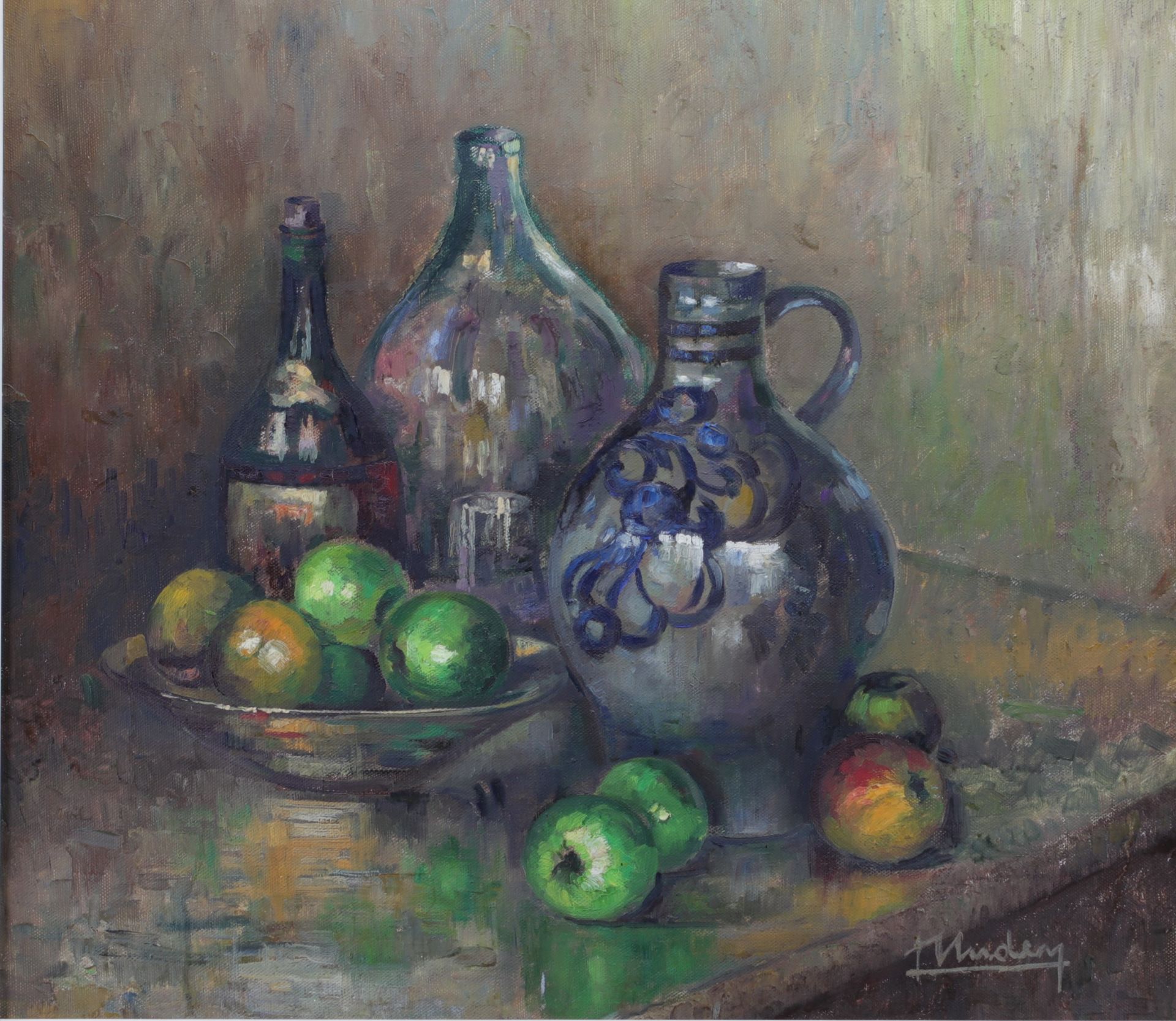 Lily UNDEN (1908-1989) Oil on canvas "Still life"