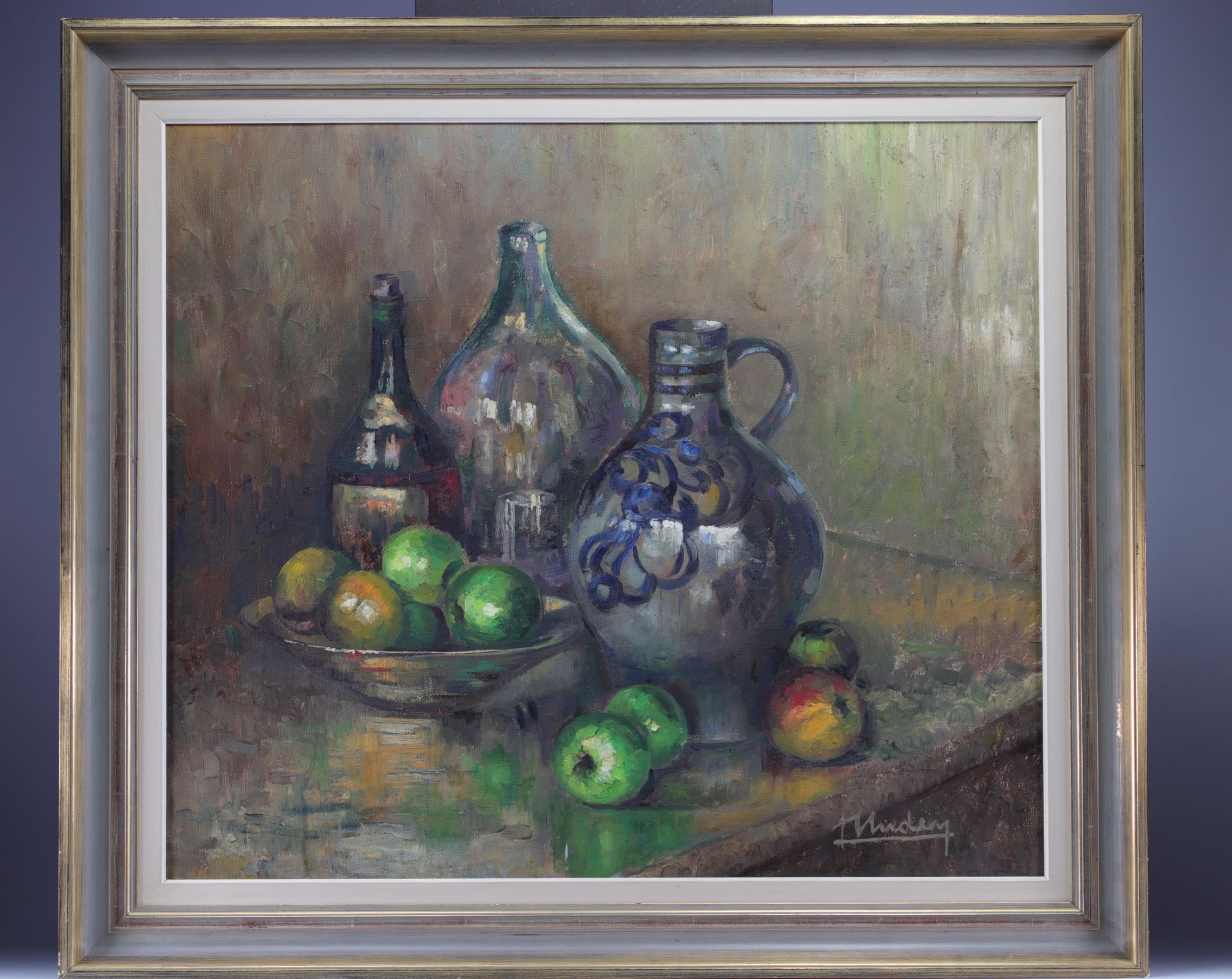 Lily UNDEN (1908-1989) Oil on canvas "Still life" - Image 2 of 2