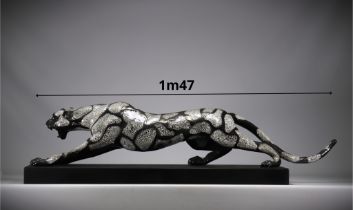 Sculpture of a panther from the 1970s