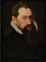 Oil on canvas portrait "Man with a beard" in the style of Adrian THOMASZ (1544-1589)