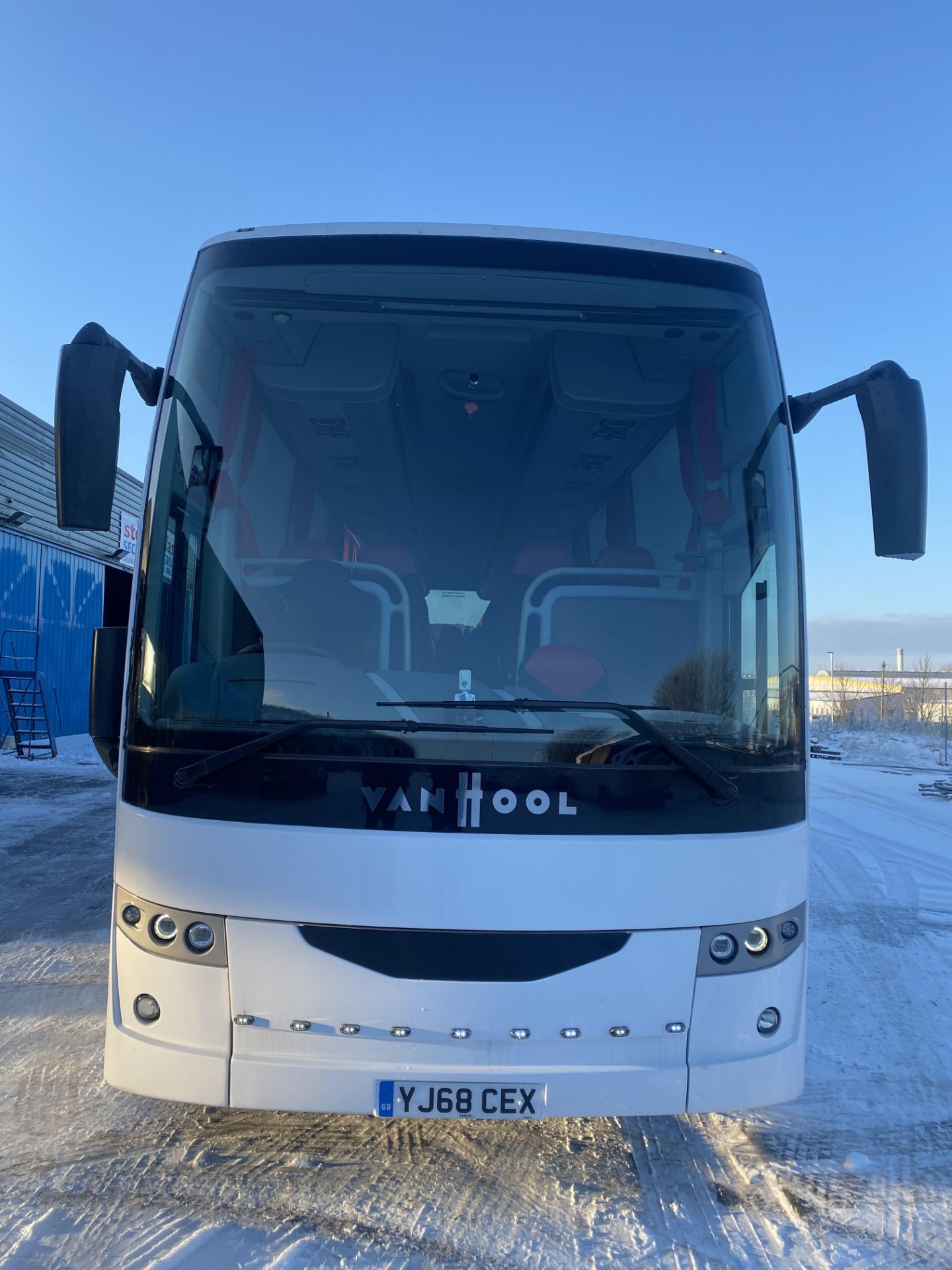 Vanhool EX15H auto 51+2 seater coach, Registration YJ68 CEX , first registered 1st October 2018, MOT