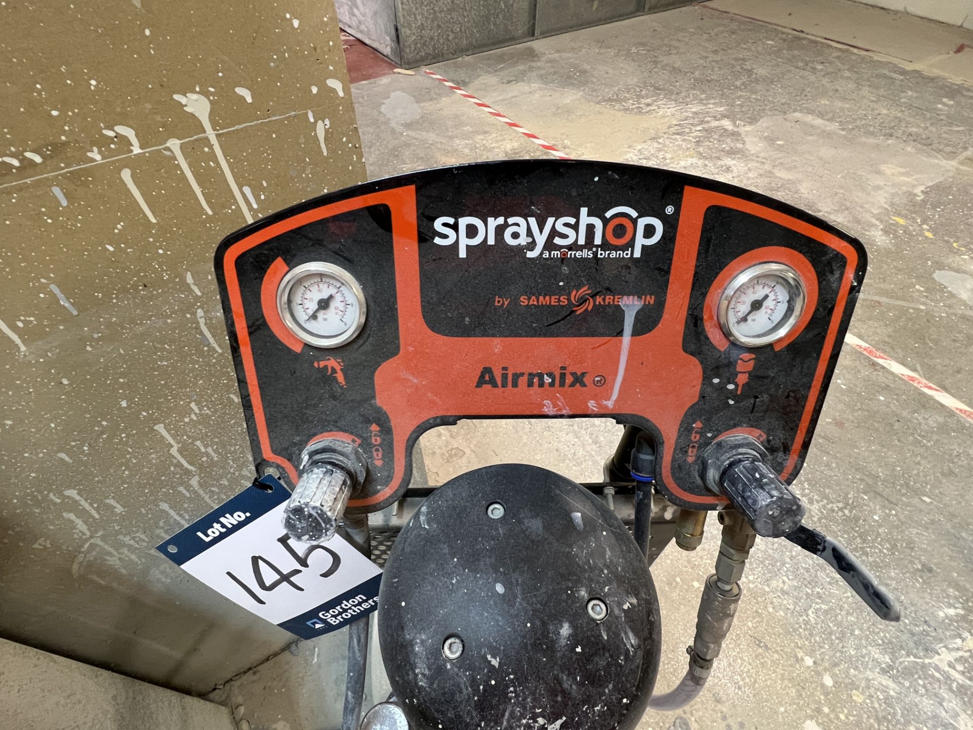 Sames Kremlin- Sprayshop Amorrells Brand 30-C25 paint spray pump 30:1 ratio EX rated mount on mobile - Image 2 of 5