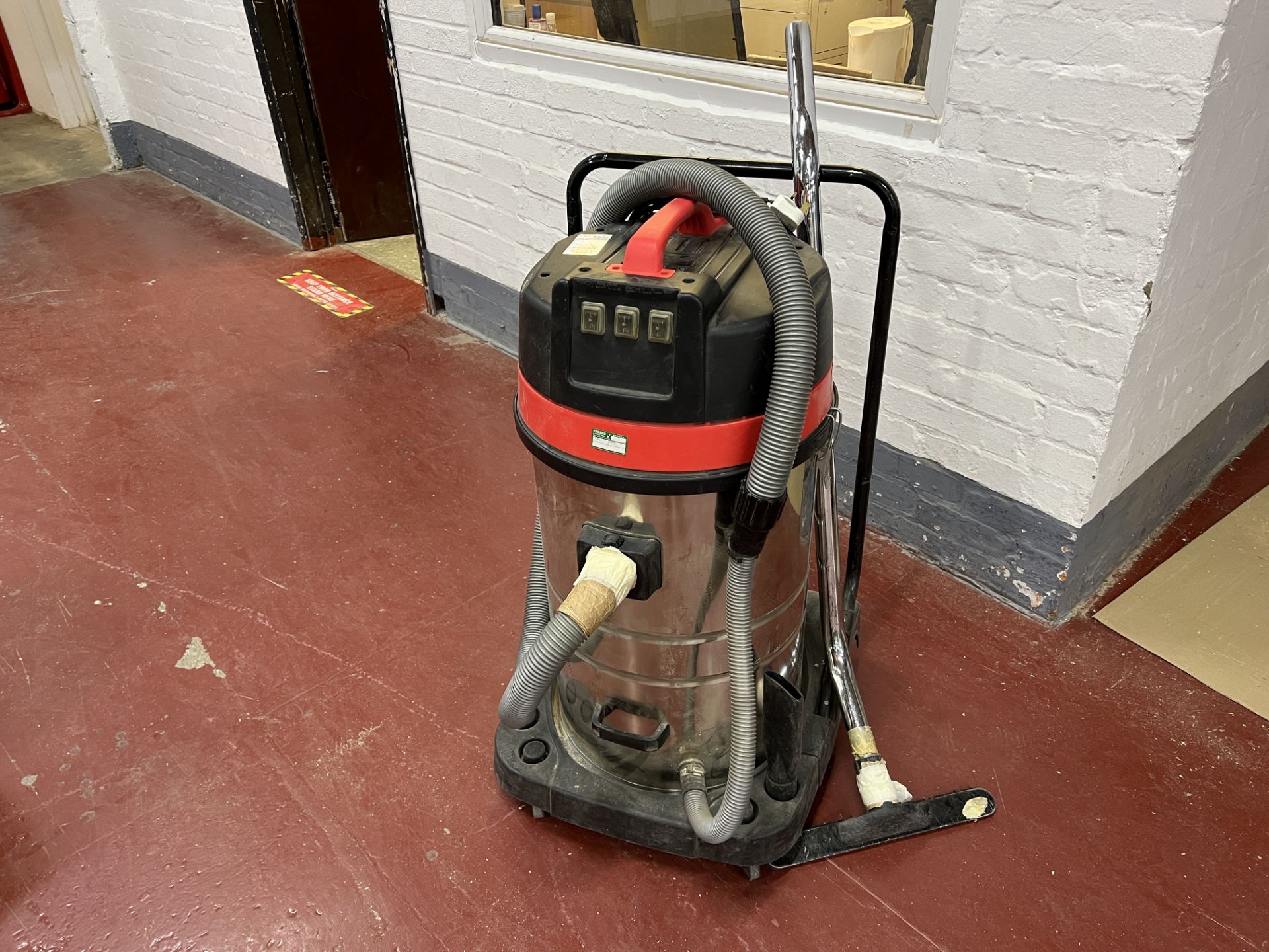 Unbranded mobile Industrial vacuum cleaner 230 volts (No makers Plate), location Unit 3