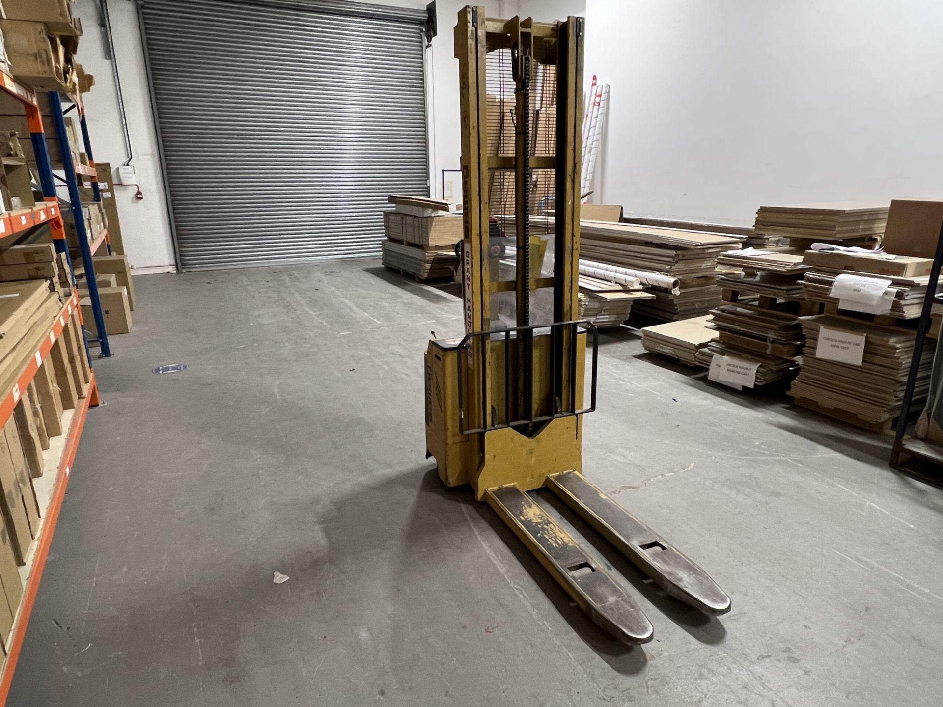 Samag Ego 10 pedestrian controlled electric pallet truck, 1,000 kg capacity, maximum lift height - Image 3 of 8