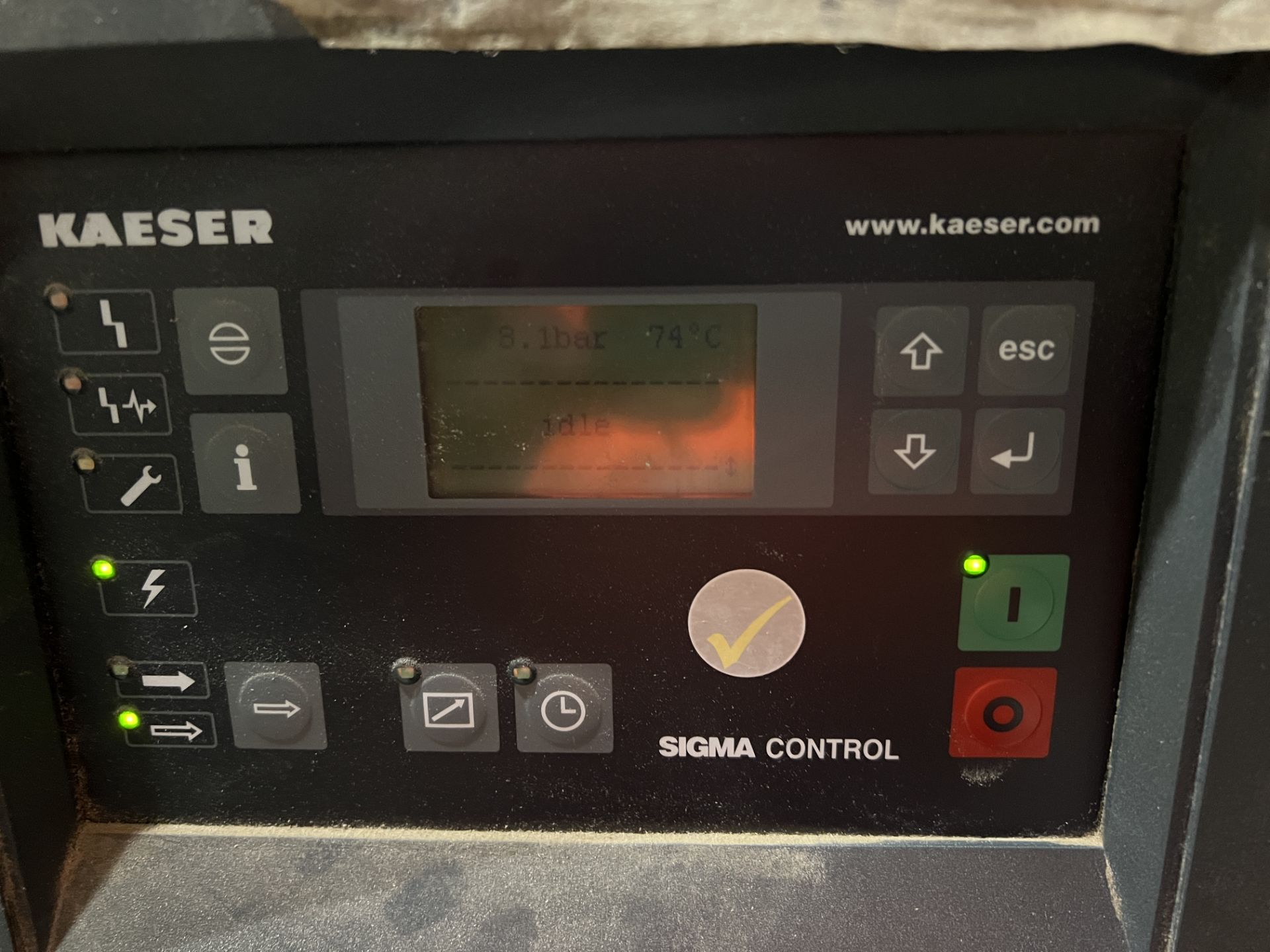 HPC Kaeser ASD32 packaged air compressor with Sigma control, maximum working pressure 11 bar, with - Image 2 of 6