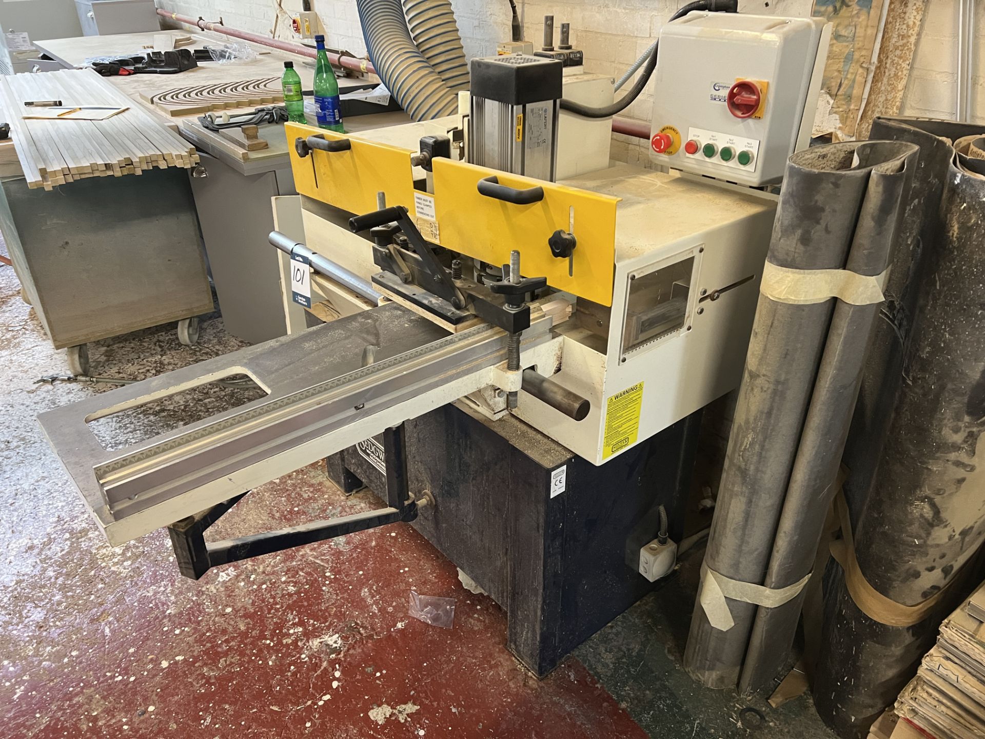 Sedgwick multi-head tenoner, 800mm x 300mm work table, 400 volts with Cromton series 3000 control - Image 2 of 8