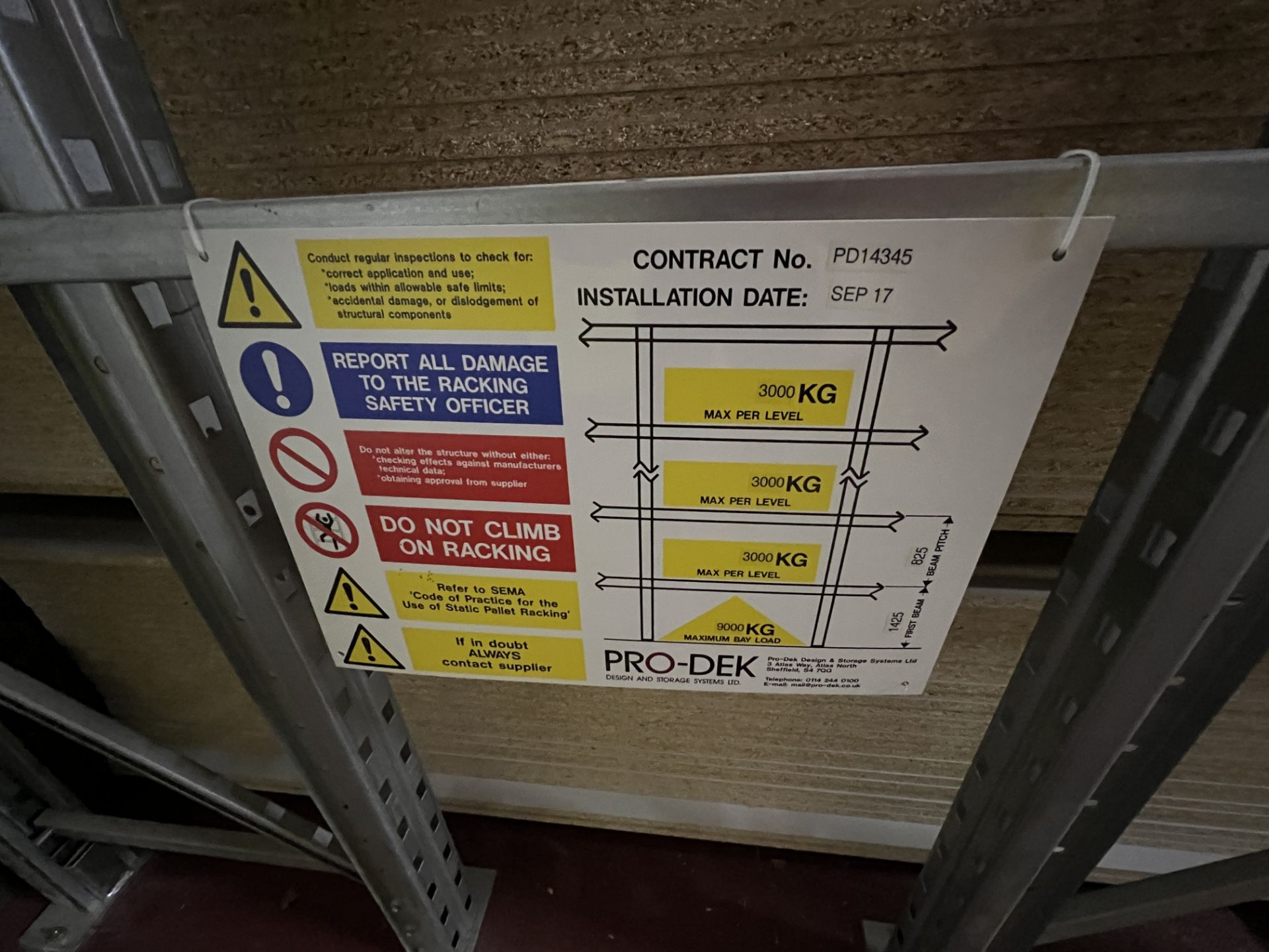 Dexion PSS 2KL85-150 6-bays of medium duty boltless racking currently configured as double depth - Image 3 of 5