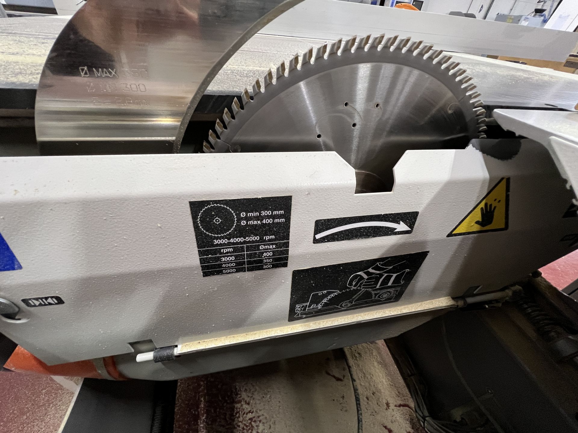 SCM / Casadei SC 400A table panel dimensioning saw with rise, fall, tilt table with electric - Image 7 of 11