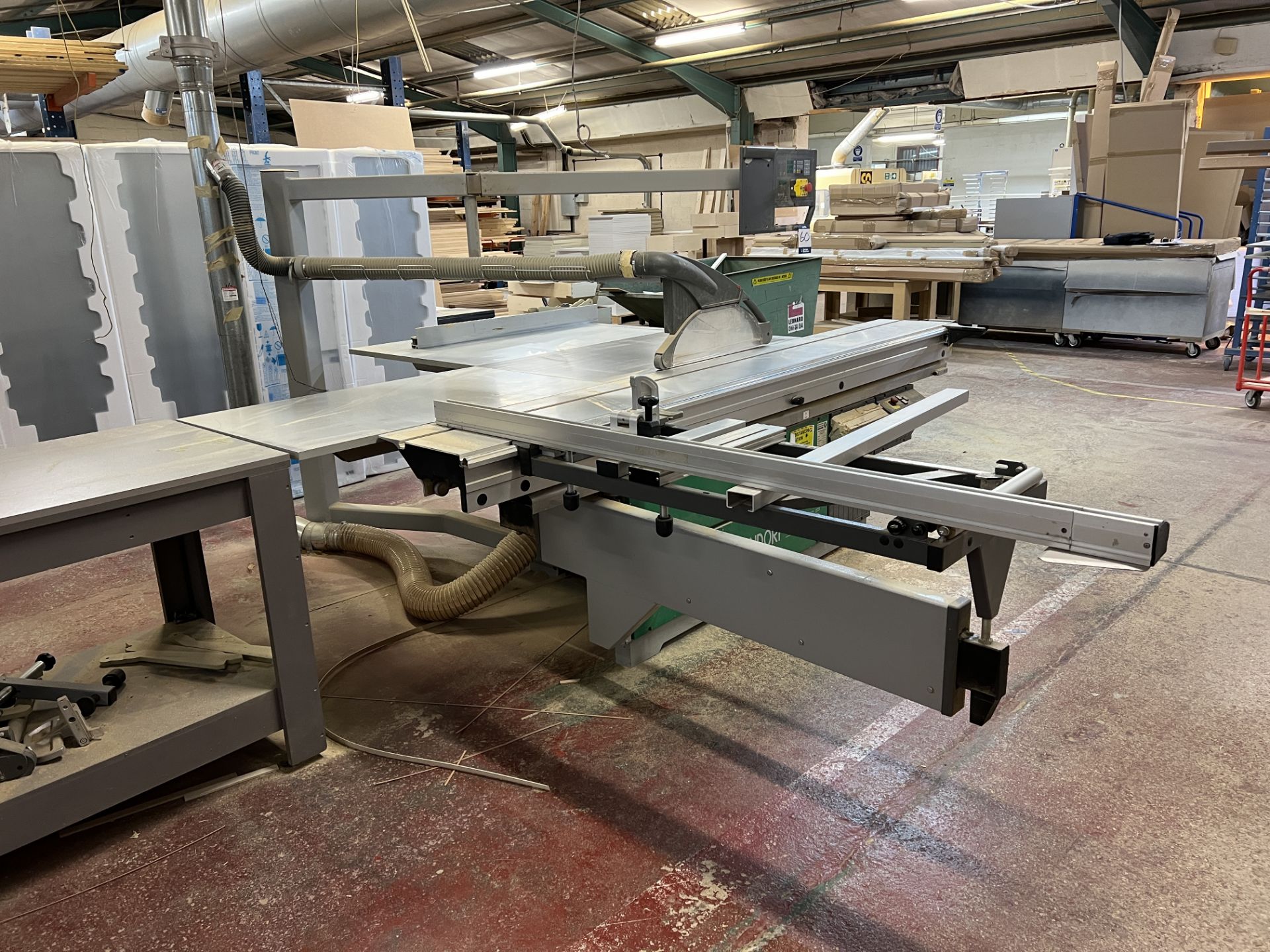 Altendorf Elmo F45 sliding table panel saw, table size 2m x 2.5m, sliding table length, trolley - Image 2 of 9