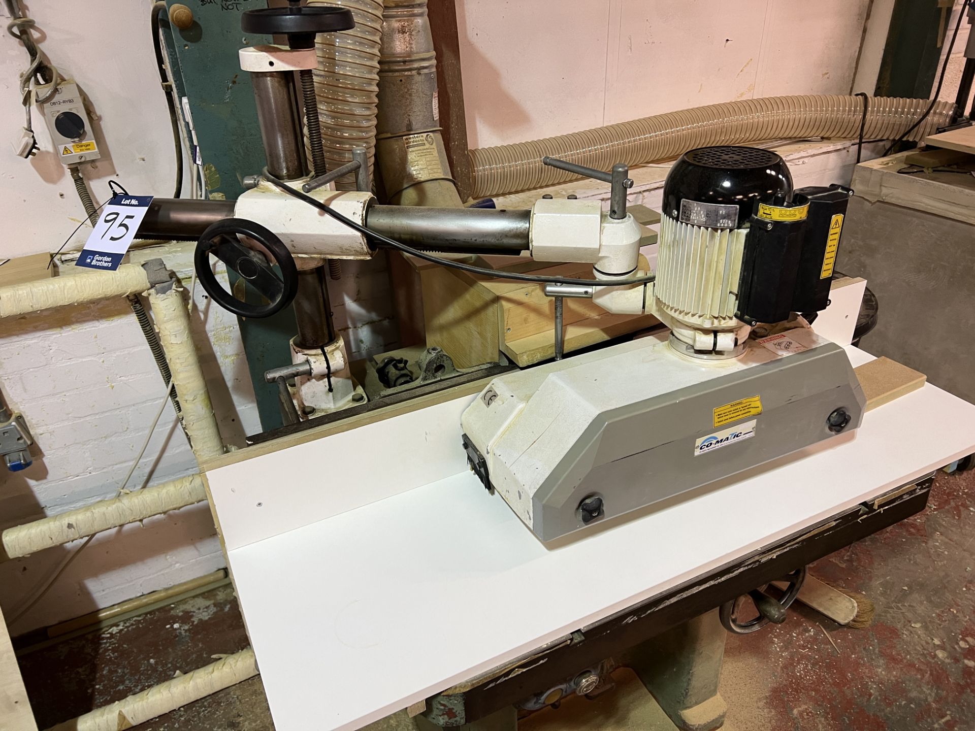 Wadkin SC1X spindle moulder fitted with Co-Matic AF48 powered feeder head 380-440 volts, S/No. - Image 2 of 6