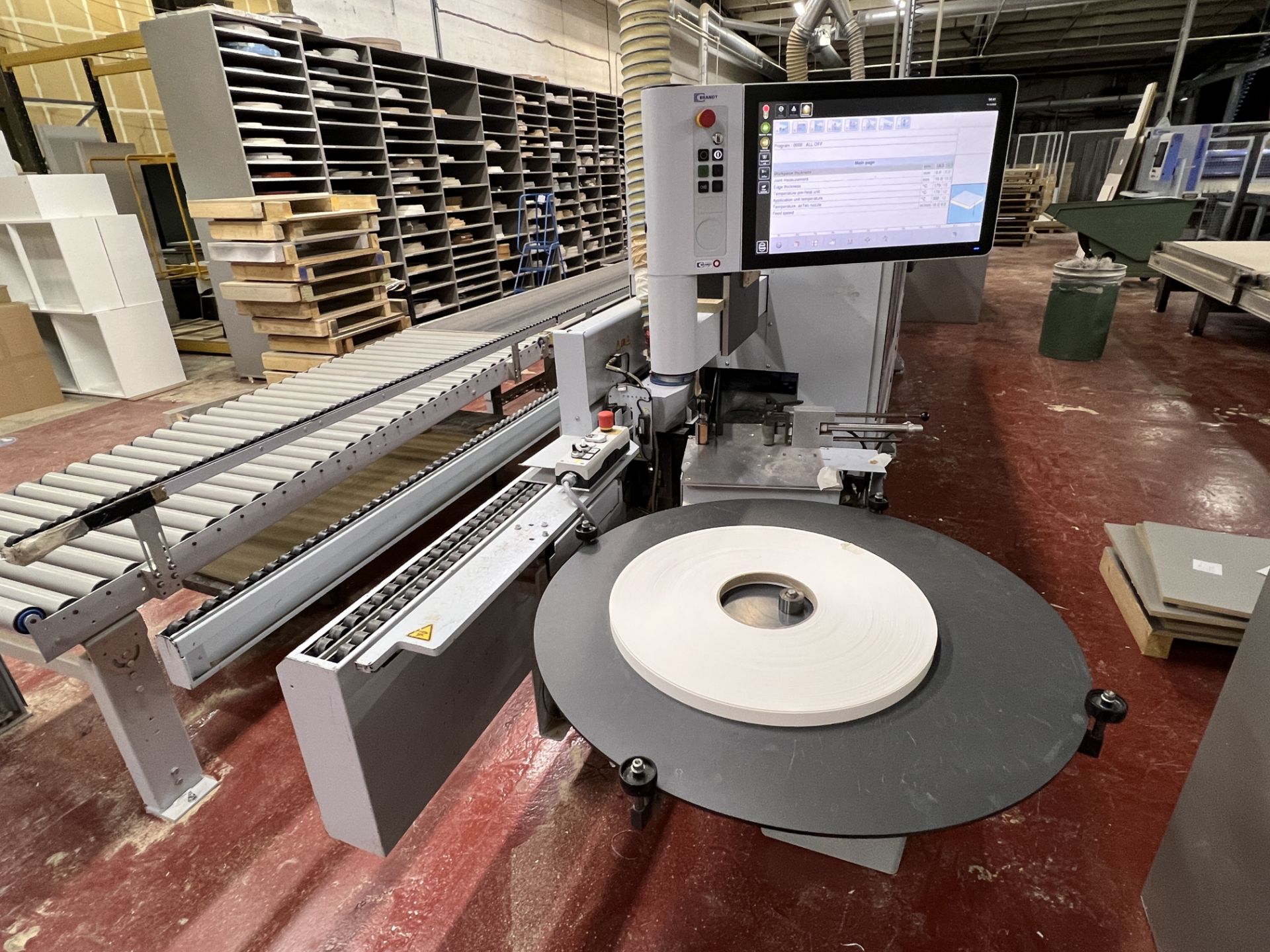 Brandt Highflex 1650 KDF 650 single sided edgebander, edge material thickness up to 15mm, - Image 28 of 32